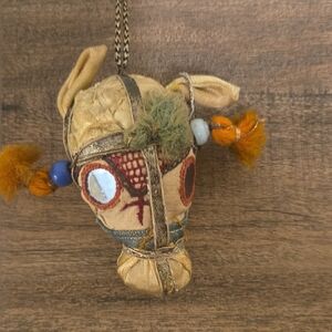 Handcrafted Made In India Mirror Eyed Animal Head